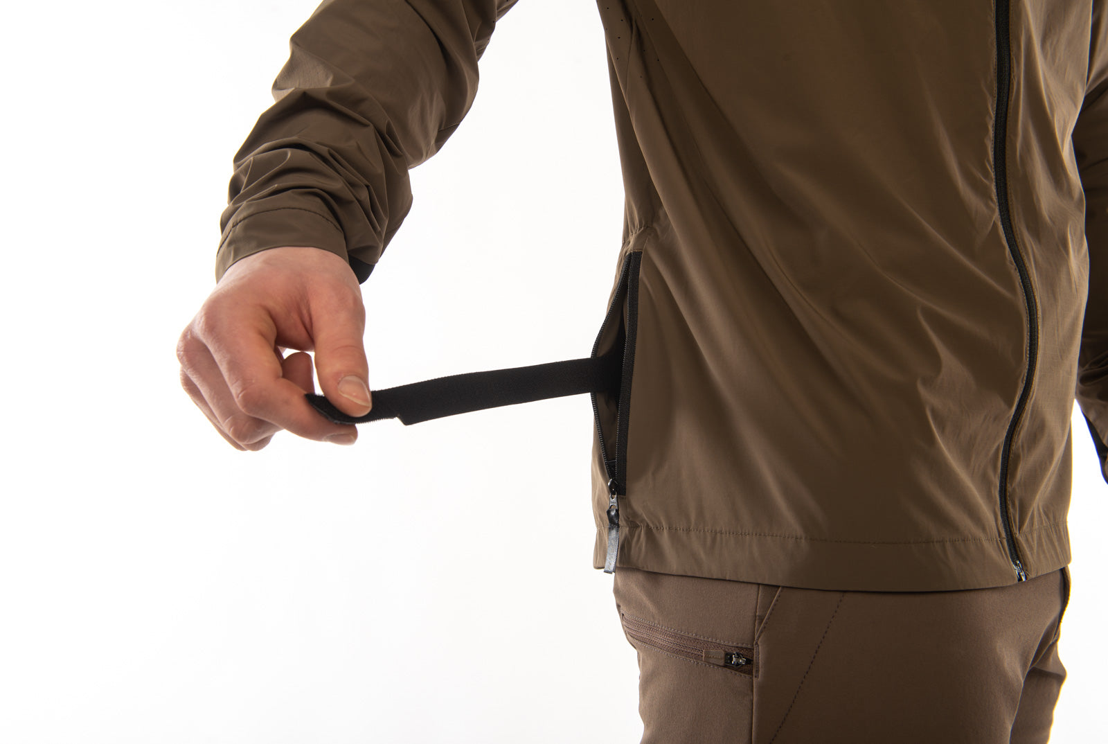 Model is 5' 8" wearing size Medium.