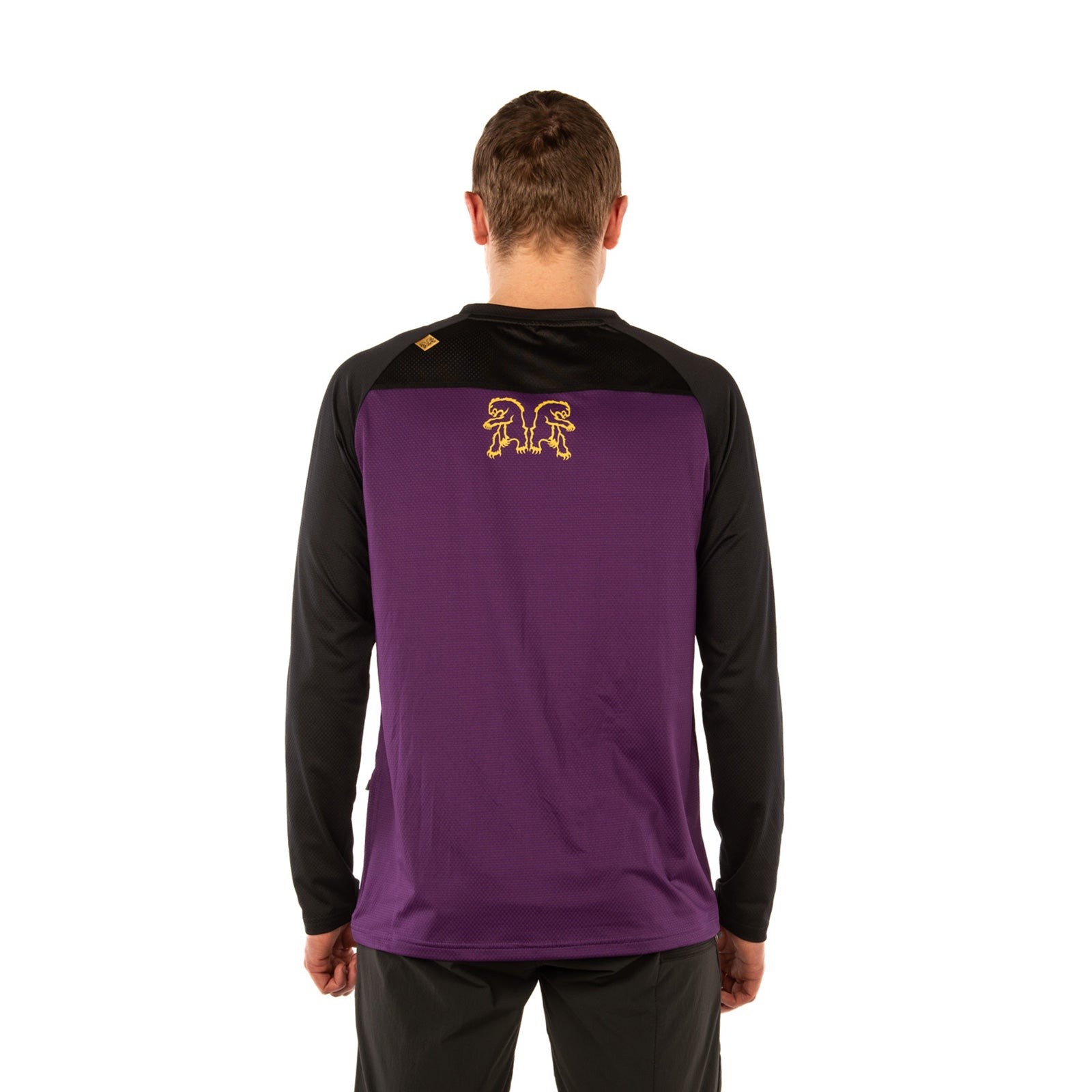 Model is 5' 11" wearing size Large.