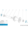 R4 Front Hub Parts MTB Mountain Bike Parts Chromag Bikes